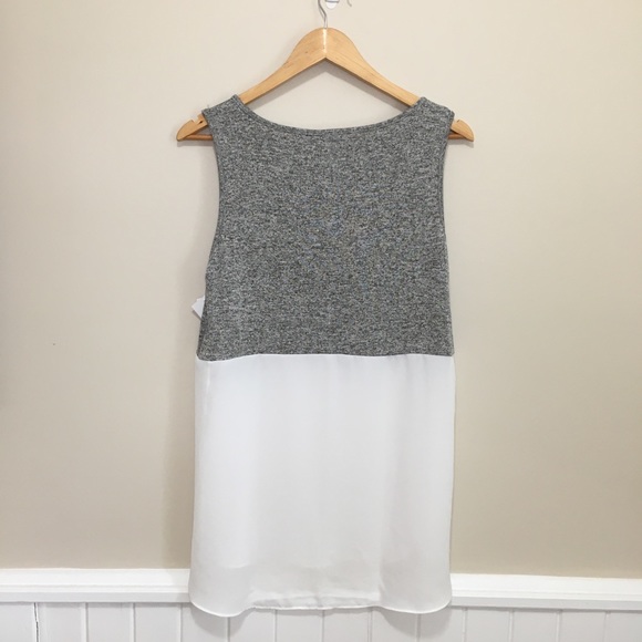 Design Lab tank top with semi sheer panel M - Picture 5 of 5